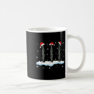 Santa Oboe Christmas Lights Funny Oboe Lover  Coffee Mug
