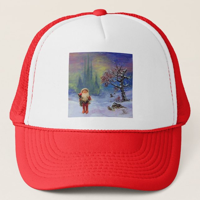 SANTA OF THE GNOMES TRUCKER HAT (Front)