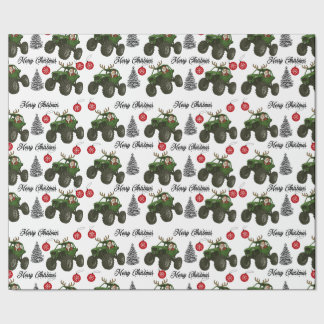 Santa Off Road Wrapping Paper