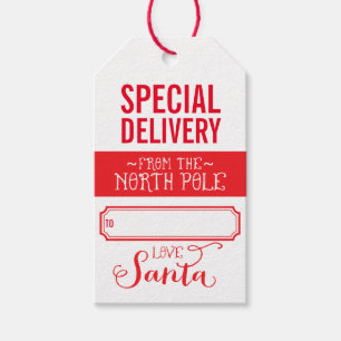 SANTA OFFICIAL DELIVERY special holiday gift Gift Tags