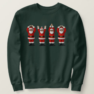  Santa Ohio Midwestern Party O-H-I-O Christmas  Sweatshirt