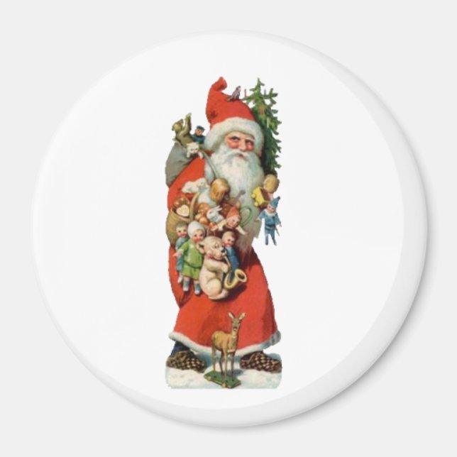 Santa Old Fashioned Magnet (Front)
