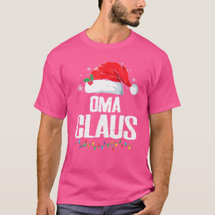 Santa Oma Claus Christmas Matching Family T-Shirt