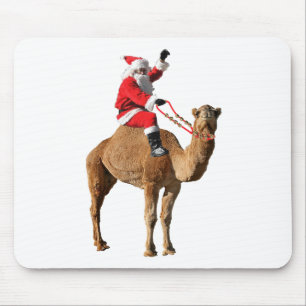 Santa On Camel Christmas Mouse Mat