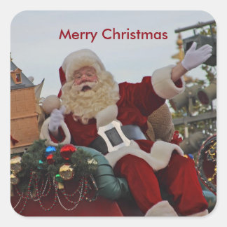 Santa on Parade Stickers