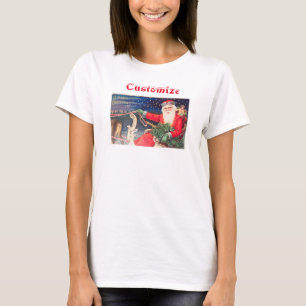 Santa on sleigh Thunder_Cove vintage  T-Shirt