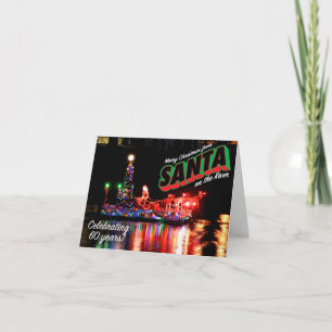 Santa on the River 60th Anniversary card 3
