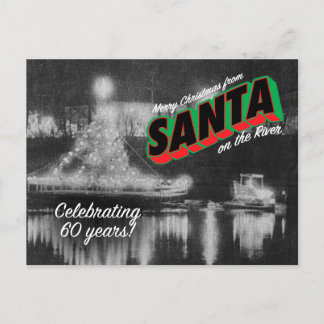 Santa on the River postcard 8