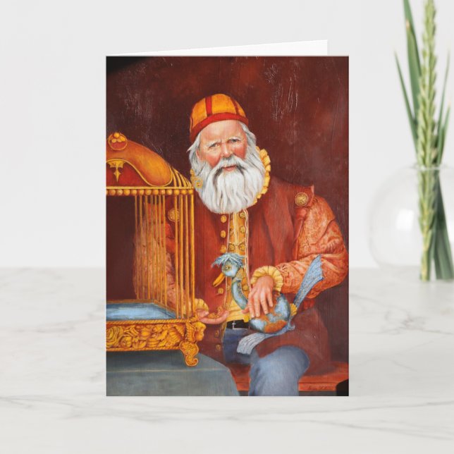 Santa Opus Magnum Greeting Card (Front)