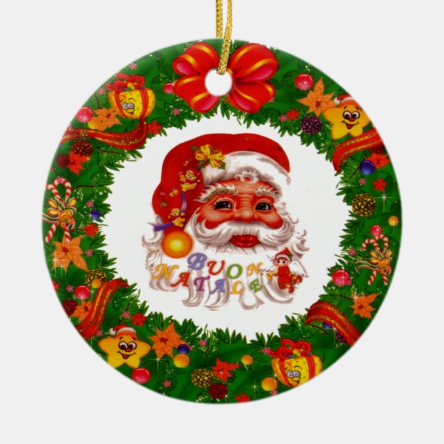 Santa Ornament (Front)