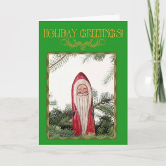 Santa Ornament Card