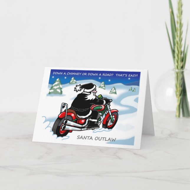 Santa Outlaw© Christmas Card (Front)