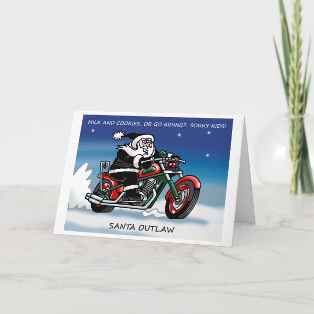 Santa Outlaw© Christmas Card (Front)