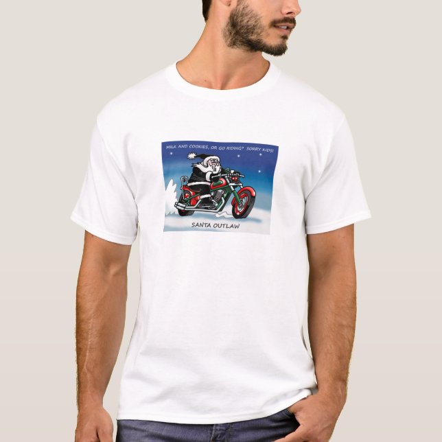 Santa Outlaw© T-shirt white (Front)