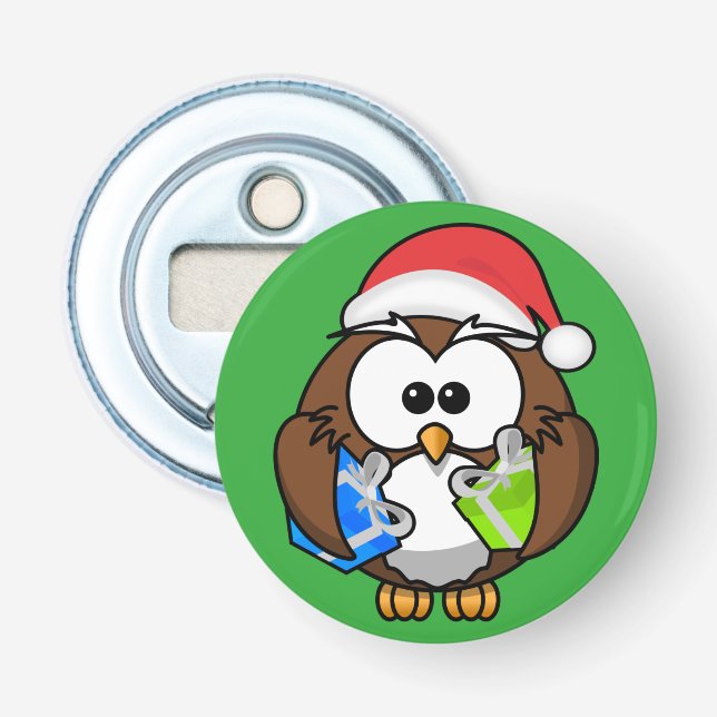 SANTA OWL BOTTLE OPENER (Front)