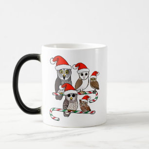 Santa Owls Magic Mug
