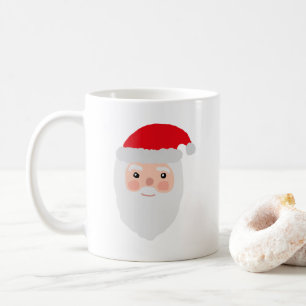 Santa Painting Cheery Illustration Coffee Mug