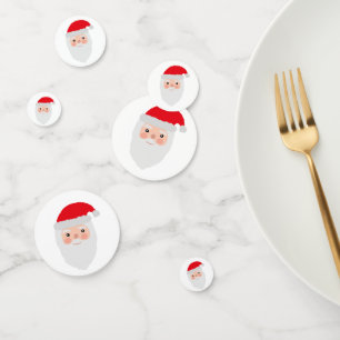 Santa Painting Christmas Party Confetti