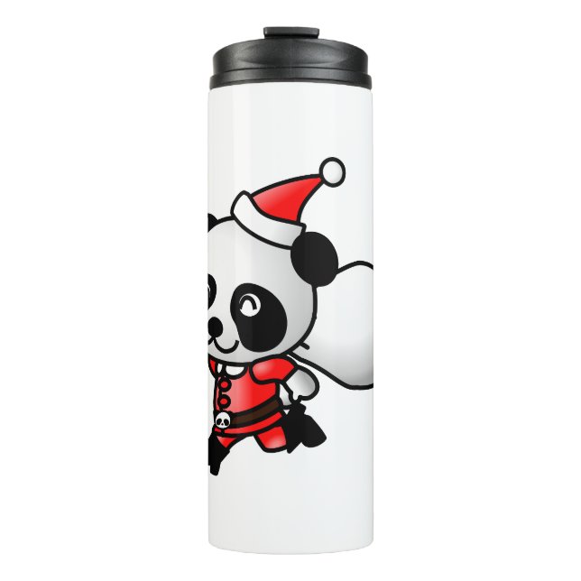 Santa Panda Thermal Tumbler (Front)