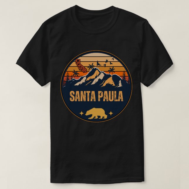 Santa Paula, California T-Shirt (Design Front)