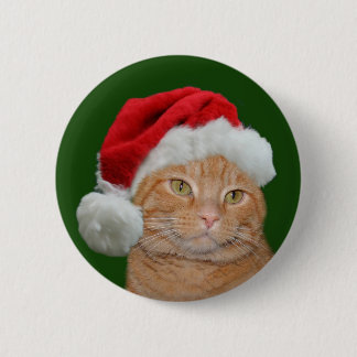 Santa Paws 6 Cm Round Badge