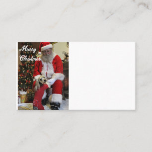 Santa Paws Business Card