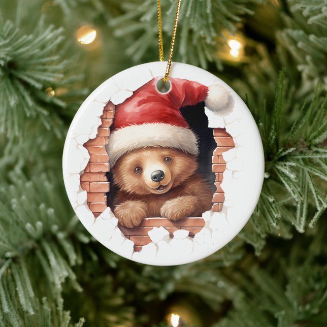 Santa Paws Ceramic Tree Decoration (Tree)