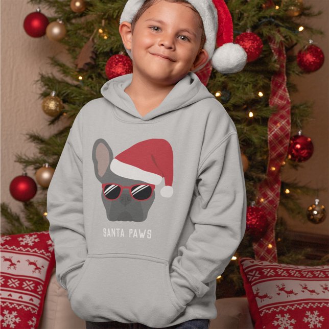 Santa Paws Christmas Blue French Bulldog (Creator Uploaded)