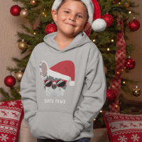 Santa Paws Christmas Blue Merle French Bulldog