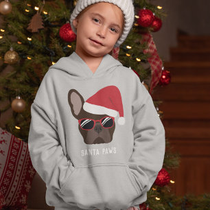 Santa Paws Christmas Brown French Bulldog