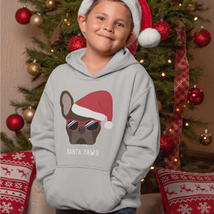Santa Paws Christmas Brown French Bulldog