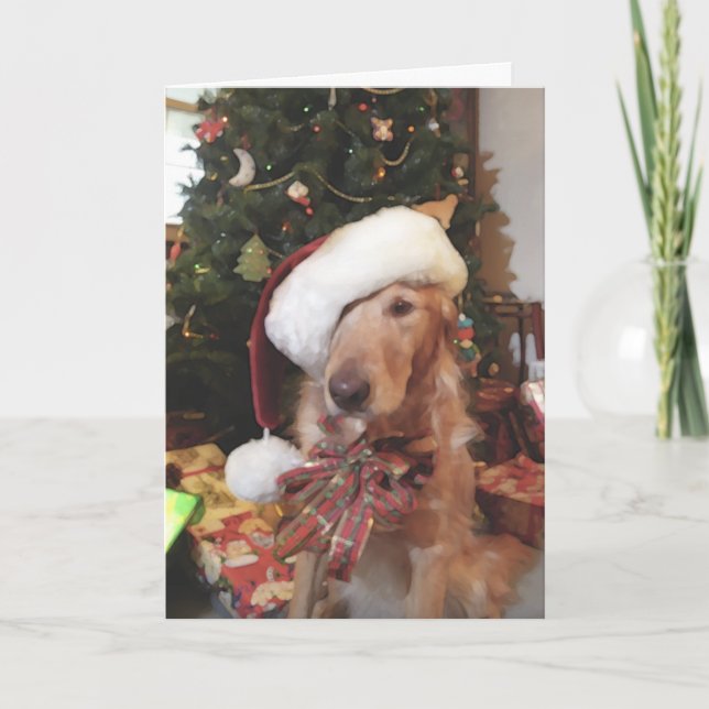Santa Paws Christmas Card (Front)