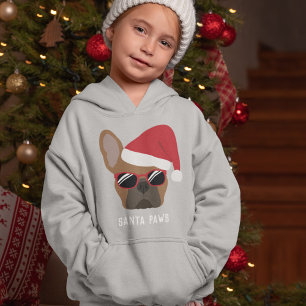 Santa Paws Christmas Red Fawn French Bulldog