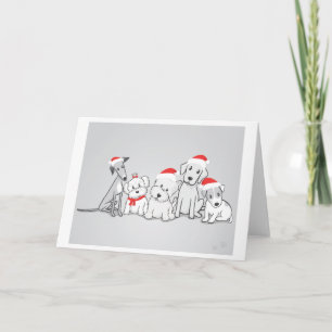 Santa Paws Holiday Card