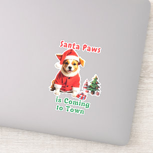 Santa Paws is Coming to Town Festive Pet
