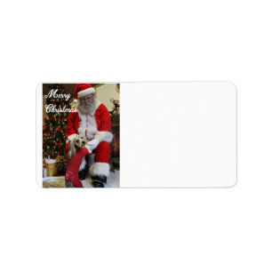Santa Paws Label