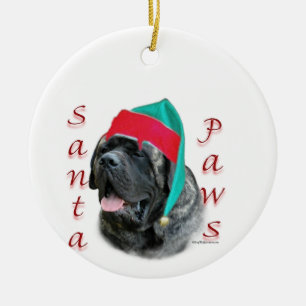 Santa Paws Mastiff Ornament