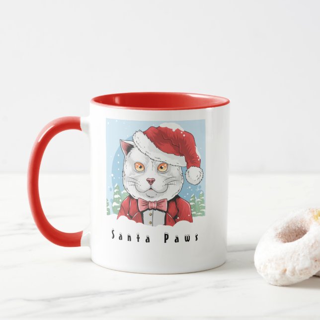 Santa Paws Mug (With Donut)