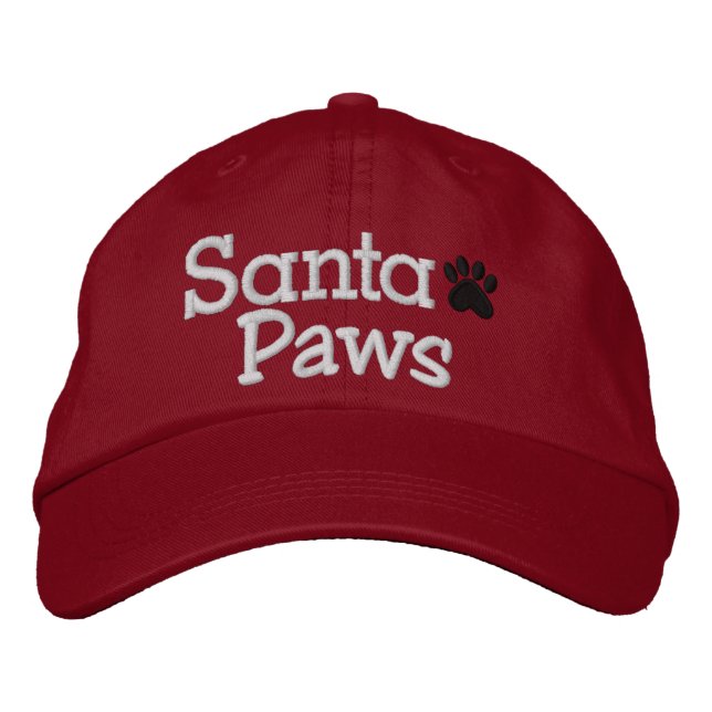 SANTA PAWS - SRF EMBROIDERED HAT (Front)
