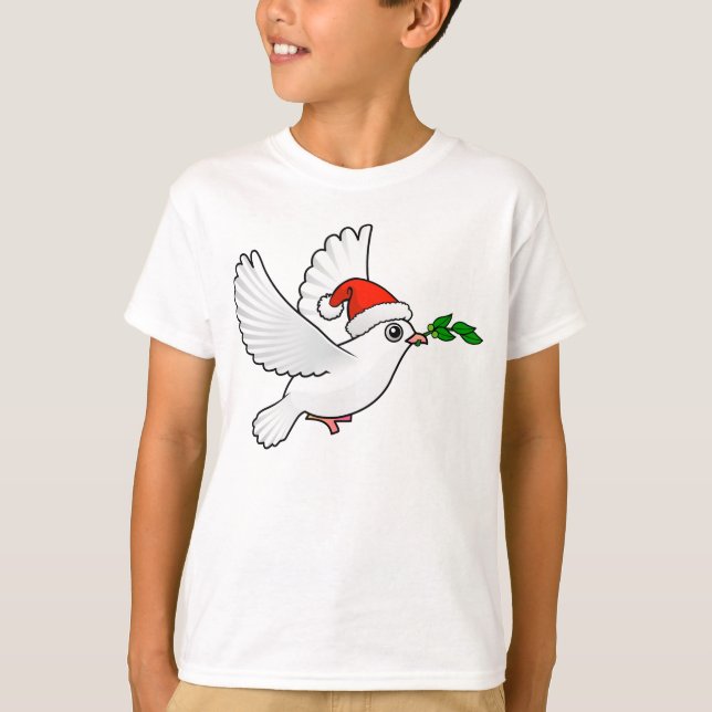 Santa Peace Dove T-Shirt (Front)