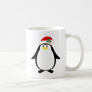 Santa Penguin Coffee Mug