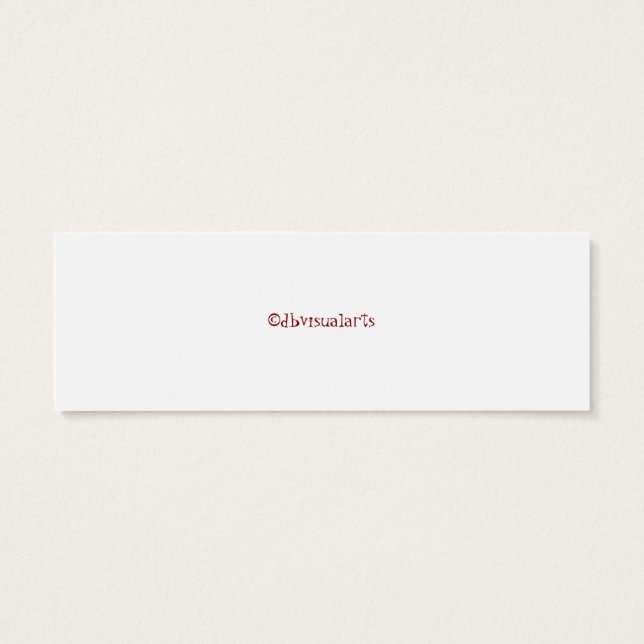 santa penguin gift tag (Back)