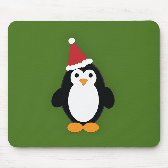 Santa Penguin Mouse Mat (Front)