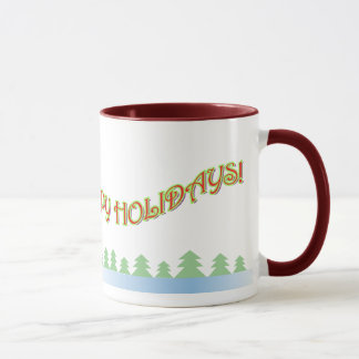 Santa & Penguin Mug