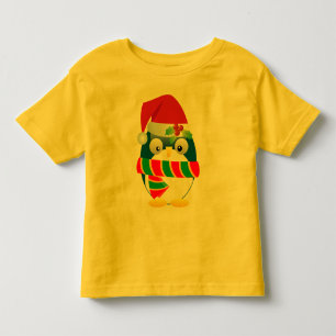 Santa Penguin Toddler T-shirt