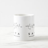 Santa peptide name mug (Center)