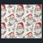 Santa Personalise Name Christmas Large Scale Wrapping Paper<br><div class="desc">Santa Personalise Name Christmas Large Scale Wrapping Paper</div>