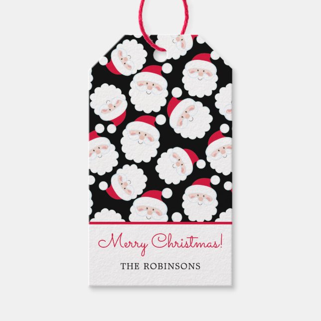 Santa Personalised Gift Tags (Front)