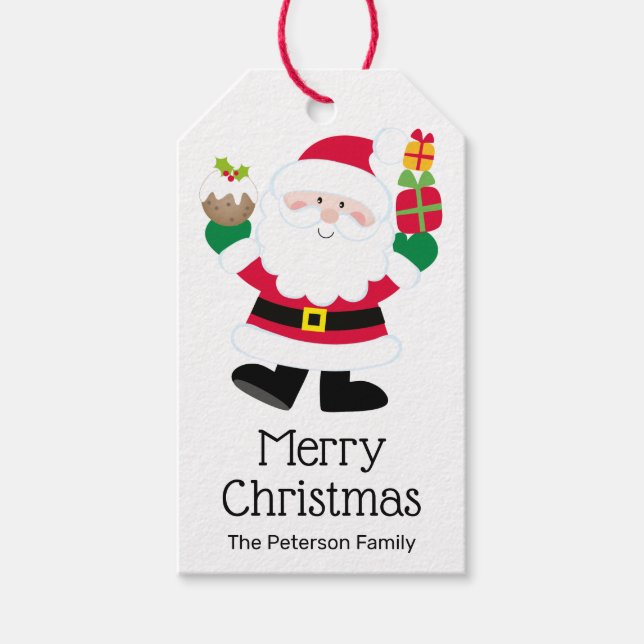Santa Personalised Gift Tags (Front)