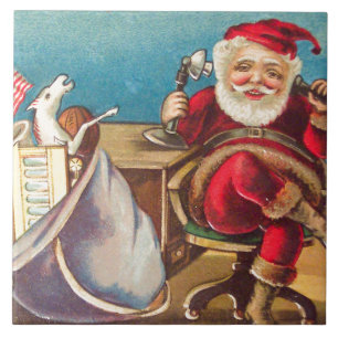 Santa Phone Call Tile